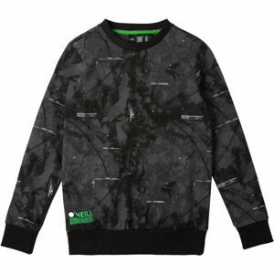 O'Neill HYBRID CREW SWEATSHIRT AOP Chlapčenská mikina, tmavo sivá, veľkosť 140