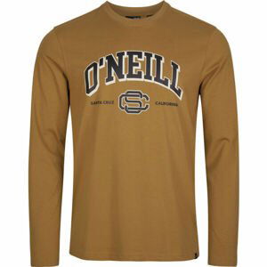 O'Neill SURF STATE LS T-SHIRT Pánske tričko s dlhým rukávom, hnedá, veľkosť M