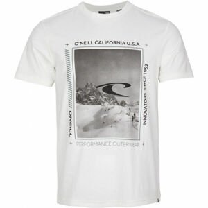 O'Neill MOUNTAIN FRAME SS T-SHIRT Pánske tričko, biela, veľkosť S