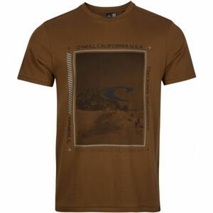 O'Neill MOUNTAIN FRAME SS T-SHIRT Pánske tričko, hnedá, veľkosť S