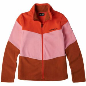 O'Neill CORAL FLEECE FZ Dievčenská flísová mikina, ružová, veľkosť 164