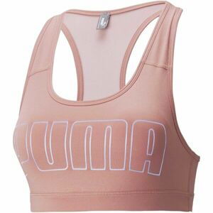 Puma MID IMPACT 4KEEPS GRAPHIC BRA PM Dámska športová podprsenka, oranžová, veľkosť M