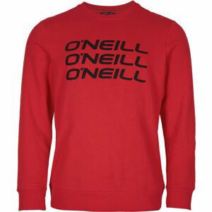 O'Neill TRIPLE STACK CREW SWEATSHIRT Pánska mikina, červená, veľkosť M