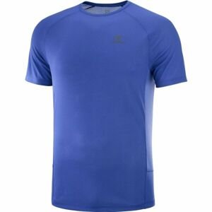 Salomon CROSS REBEL SS TEE M Pánske tričko, modrá, veľkosť XL