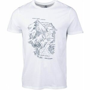 Northfinder BURTON Pánske tričko, biela, veľkosť XXL