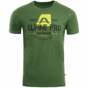 ALPINE PRO LESAW Pánske tričko, zelená, veľkosť L