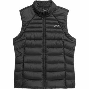 4F WOMEN'S JACKET Dámska vesta, čierna, veľkosť