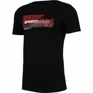 4F MEN'S T-SHIRT Pánske tričko, čierna, veľkosť XXL