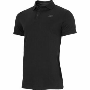 4F MEN'S T-SHIRT Pánske tričko polo, tmavo modrá, veľkosť XL