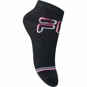 Fila JUNIOR GIRL 3P Dievčenské nízke jemné ponožky, ružová, veľkosť 35-38