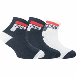 Fila JUNIOR BOY 3P Chlapčenské členkové ponožky, čierna, veľkosť 27-30