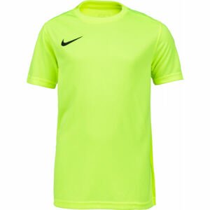 Nike DRI-FIT PARK 7 JR Detský futbalový dres, reflexný neón, veľkosť S