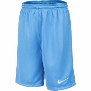 Nike DRI-FIT PARK 3 JR TQO Chlapčenské futbalové kraťasy, svetlomodrá, veľkosť XS