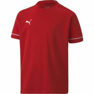 Puma TEAM GOAL TRAINING JERSEY CORE JR Chlapčenské tričko, červená, veľkosť 164