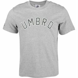 Umbro COLLEGIATE GRAPHIC TEE Pánske tričko, sivá, veľkosť 2XL