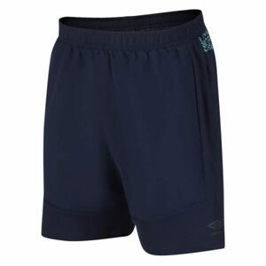 Umbro PRO TRAINING GRAPHIC WOVEN SHORT Pánske športové kraťasy, tmavo modrá, veľkosť M