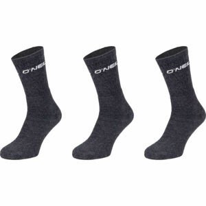 O'Neill SPORTSOCK 3P Unisex ponožky, tmavo sivá, veľkosť 43 - 46