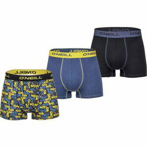 O'Neill BOXER CRISS CROSS&PLAIN 3PACK  S - Pánske boxerky