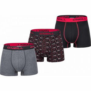 O'Neill BOXER LOGO&PLAIN 3PACK čierna L - Pánske boxerky