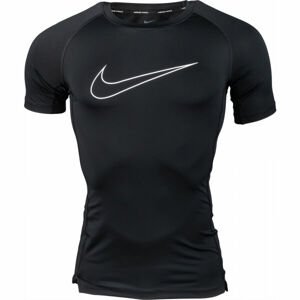 Nike NP DF TIGHT TOP SS M Pánske tréningové tričko, čierna, veľkosť XL