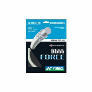 Yonex BG 66 FORCE Bedmintonový výplet, biela, veľkosť os