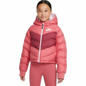 Nike NSW SYNFL HD JKT G Dievčenská bunda, ružová, veľkosť L