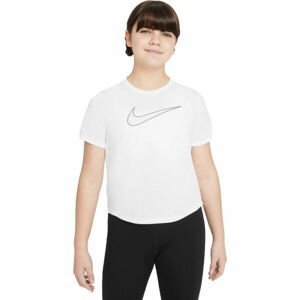 Nike DF ONE SS TOP GX G Dievčenské tričko, biela, veľkosť XS