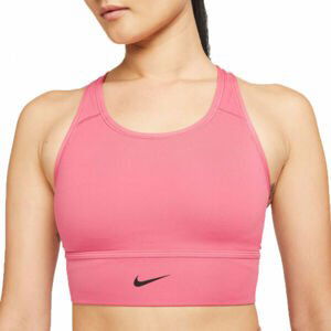 Nike SWOOSH LONG LINE BRA W Dámska športová podprsenka, ružová, veľkosť