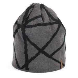 Finmark Zimní čepice Pánska pletená čiapka, tmavo sivá, veľkosť UNI
