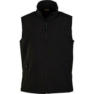 Hi-Tec LUMAN SOFTSHELL VEST LUMAN SOFTSHELL VEST - Pánska softshellová vesta, čierna, veľkosť XXXL