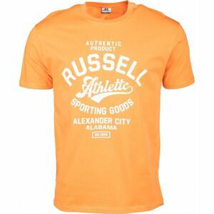 Russell Athletic SPORTING GOODS Pánske tričko, oranžová, veľkosť XXL