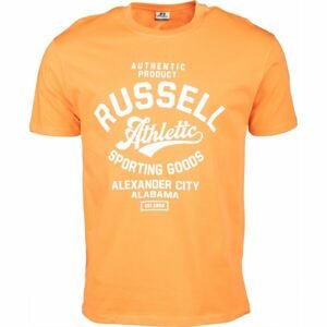 Russell Athletic SPORTING GOODS Pánske tričko, oranžová, veľkosť M