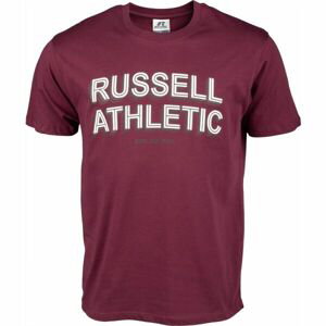 Russell Athletic SHADOW Pánske tričko, vínová, veľkosť XXL