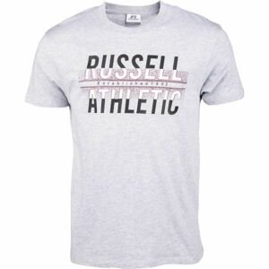 Russell Athletic LARGE TRACKS Pánske tričko, sivá, veľkosť