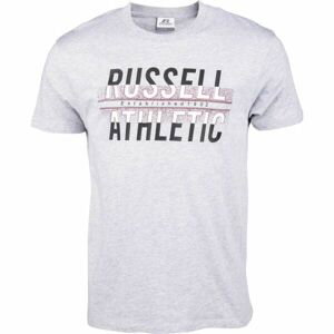 Russell Athletic LARGE TRACKS Pánske tričko, sivá, veľkosť