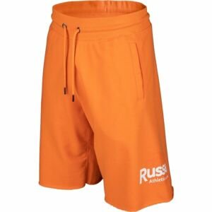 Russell Athletic CIRCLE RAW SHORT Pánske šortky, oranžová, veľkosť S