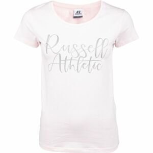 Russell Athletic CREWNECK WOMEN T-SHIRT Dámske tričko, ružová, veľkosť S