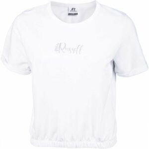 Russell Athletic CROPPED TOP Dámske tričko, biela, veľkosť S