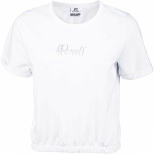 Russell Athletic CROPPED TOP Dámske tričko, biela, veľkosť XS