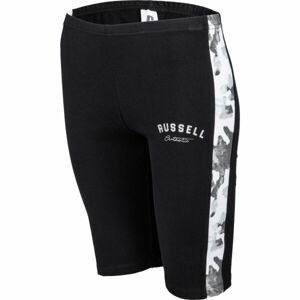 Russell Athletic BIKE PRINT SHORT Dámske šortky, čierna, veľkosť M