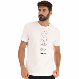 Lotto TEE ORIGINS Pánske tričko, biela, veľkosť XXL