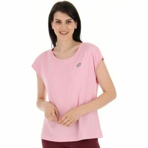 Lotto RUN FIT W OVER TEE Dámske športové tričko, ružová, veľkosť XS