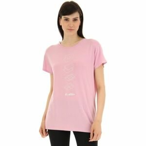 Lotto TEE ORIGINS W Dámske tričko, ružová, veľkosť M