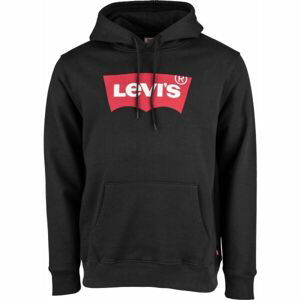 Levi's® STANDARD GRAPHIC HOODIE CO HM Pánska mikina, čierna, veľkosť