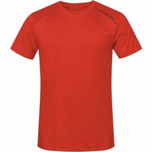 Hannah PELLO II Pánske funkčné tričko, červená, veľkosť M