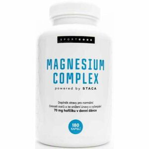 SPORTCODE MAGNESIUM COMPLEX 180 kapsúl  UNI - Vysoko vstrebateľná forma horčíku s vitamínom B6