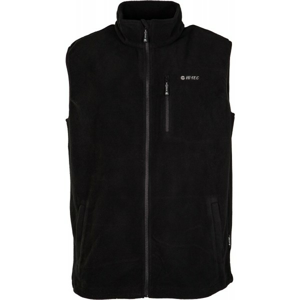 Hi-Tec HANTY FLEECE VEST HANTY FLEECE VEST - Pánska fleecová vesta, čierna, veľkosť