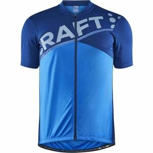 Craft CORE ENDUR LOGO Pánsky cyklistický dres, modrá, veľkosť 2XL
