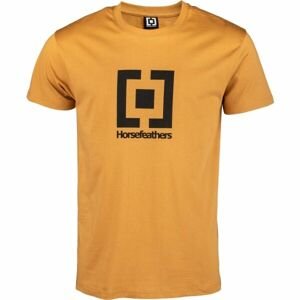Horsefeathers BASE T-SHIRT Pánske tričko, žltá, veľkosť M