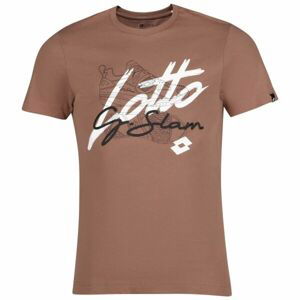 Lotto TEE SLAM Pánske tričko, hnedá, veľkosť L